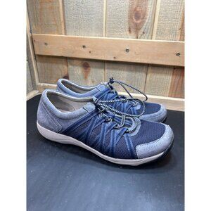 Dansko Womens Shoes EU41 US 10.5-11 Blue Leather Casual Sneakers
